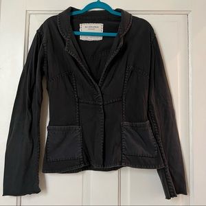 Alabama Chanin 100% organic cotton hand sewn blazer M